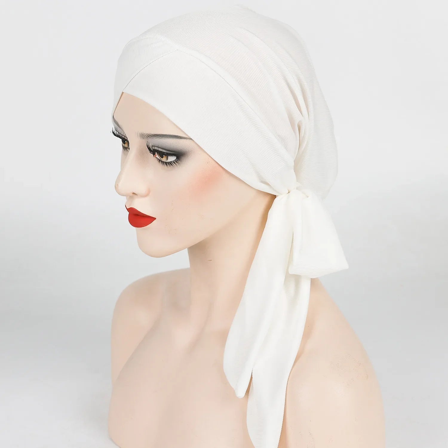 Adjustable Long Tail Scarf Hat New Style Threaded Unisex Headwear Fashionable All-Match Sun Hat for Men Women And Children