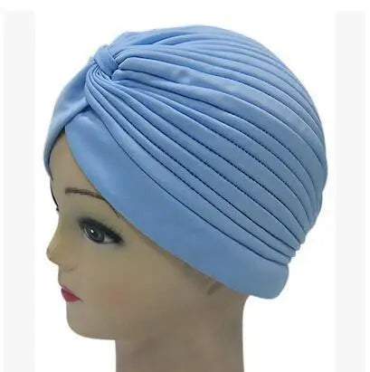 Turbante de Poliéster com Nó - 14 Modelos