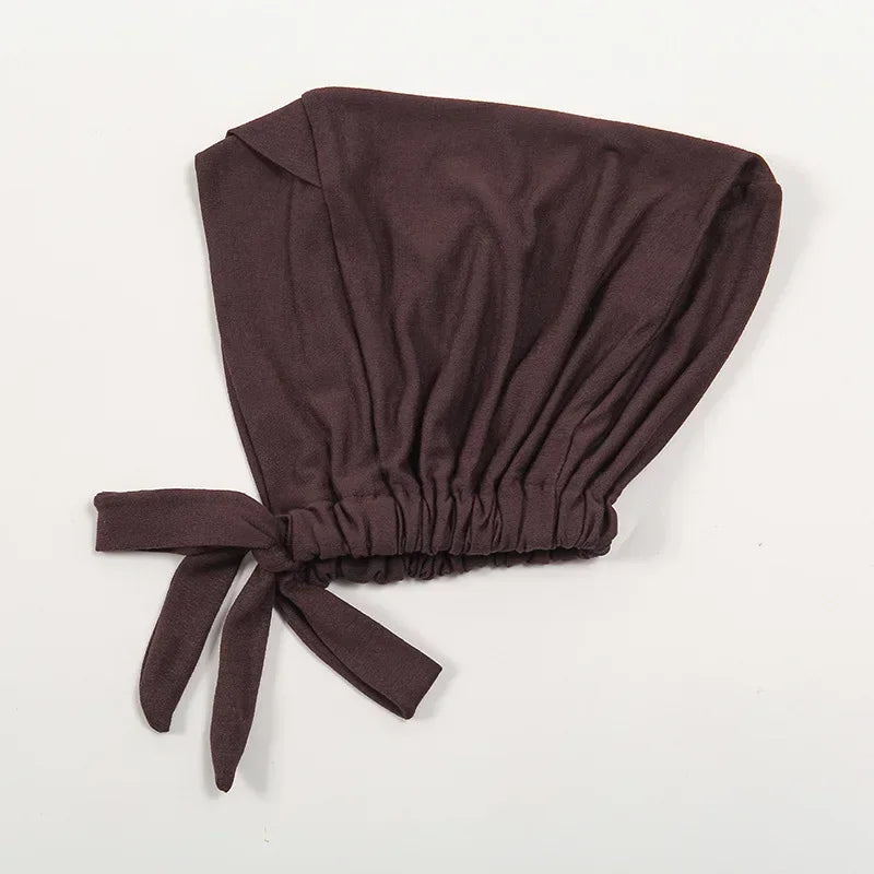 Underscarf Women Muslim Inner Hijab Full Cover Headscarf Ninja Bonnet Bone Hat Stretch Headwear Wrap Scarf Chemo Cap Turban Hats