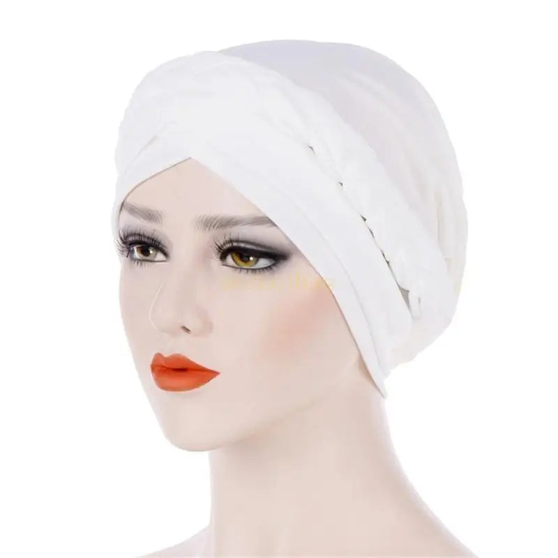 31BF Women Turban Pre-tied Headwrap Stretch Jerse Turban Women African Headwrap