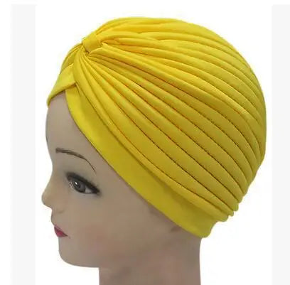 Turbante de Poliéster com Nó - 14 Modelos