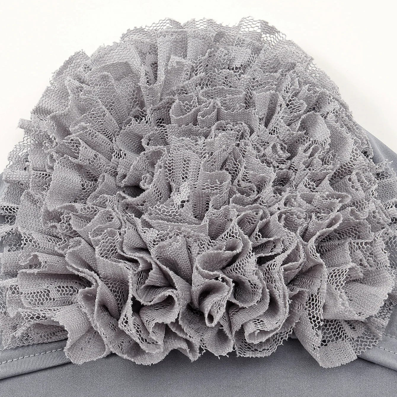 Turbante de Renda e Chiffon