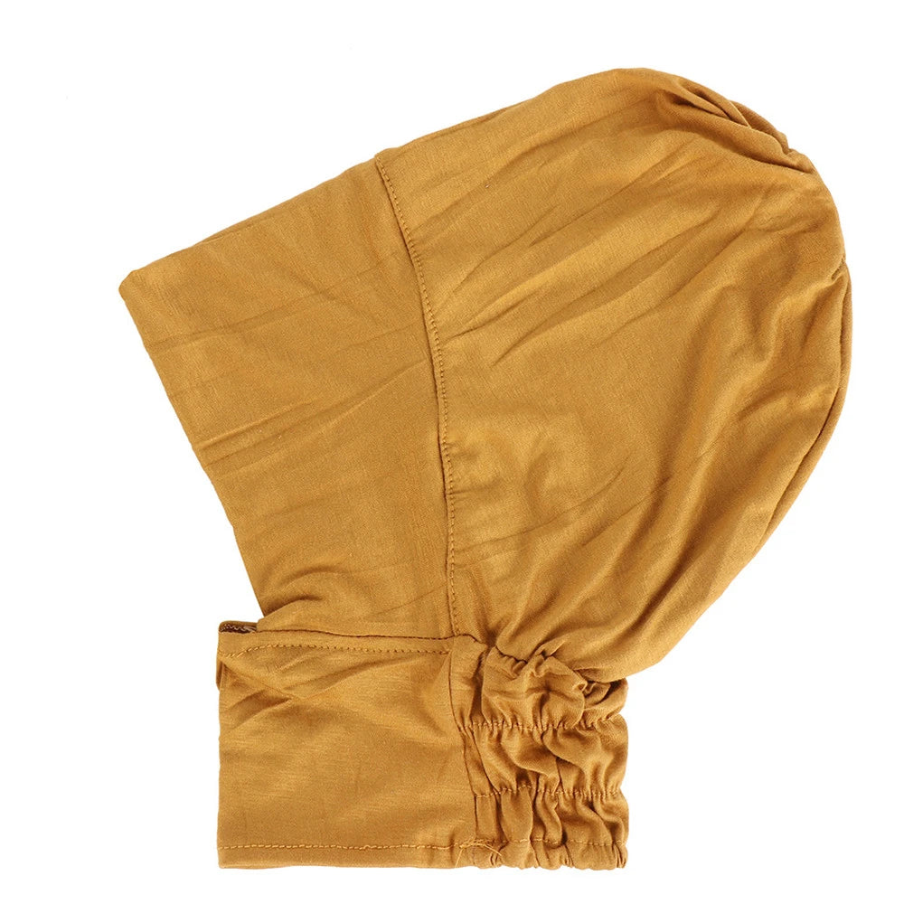 Underscarf Women Muslim Inner Hijab Full Cover Headscarf Ninja Bonnet Bone Hat Stretch Headwear Wrap Scarf Chemo Cap Turban Hats
