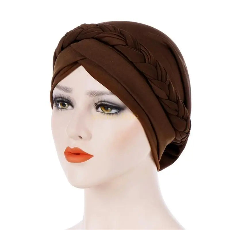 31BF Women Turban Pre-tied Headwrap Stretch Jerse Turban Women African Headwrap