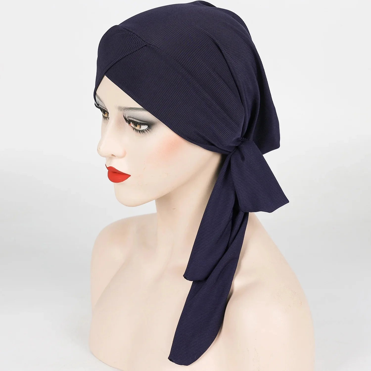 Adjustable Long Tail Scarf Hat New Style Threaded Unisex Headwear Fashionable All-Match Sun Hat for Men Women And Children