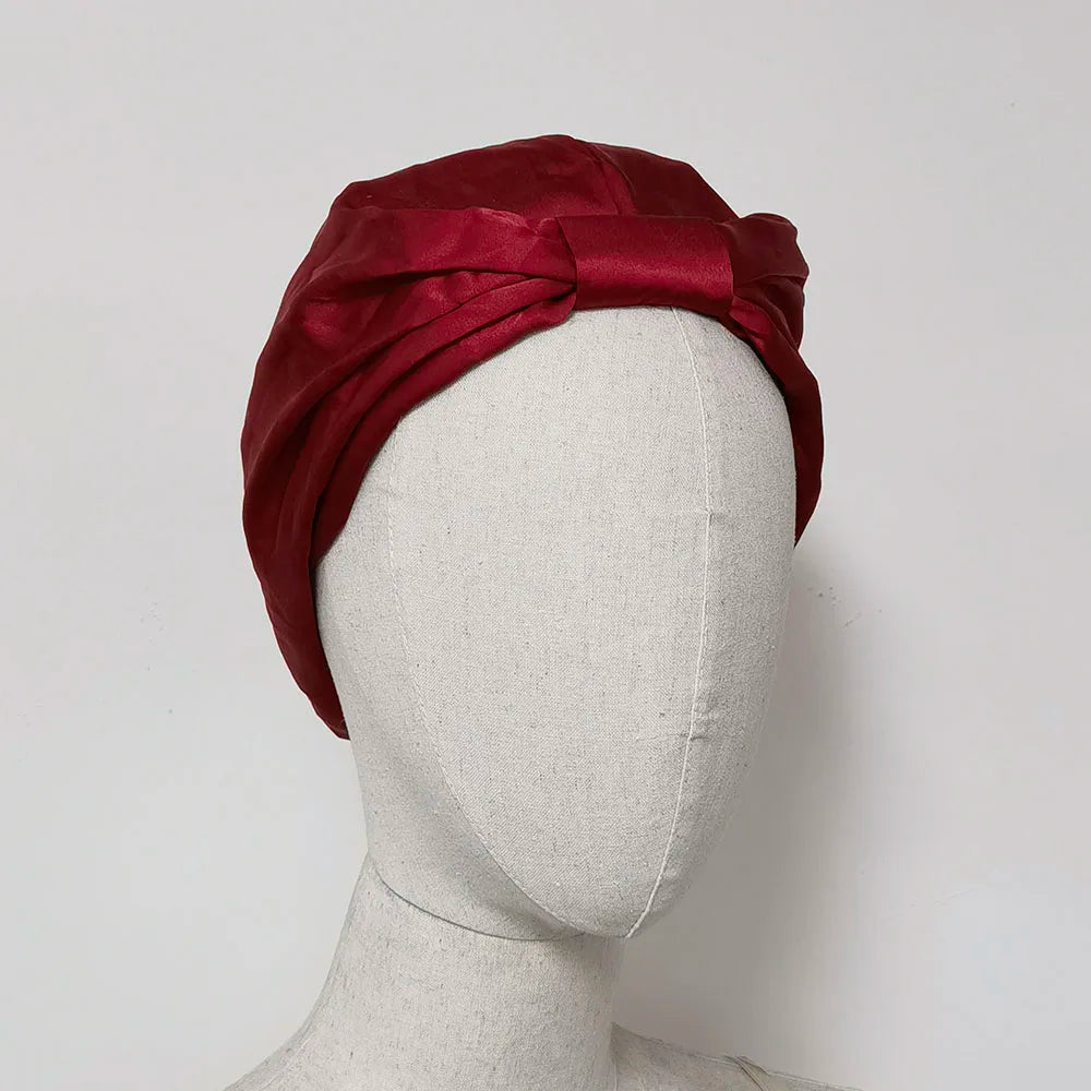 Turbante de Seda Charmeuse - 6 Modelos