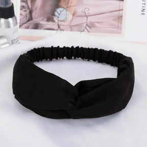 2024 New Design Fashion Women Summer Style Headbands Bohemian Girl Cross Turban Bandage Bandanas Hairbands Hair Accessories