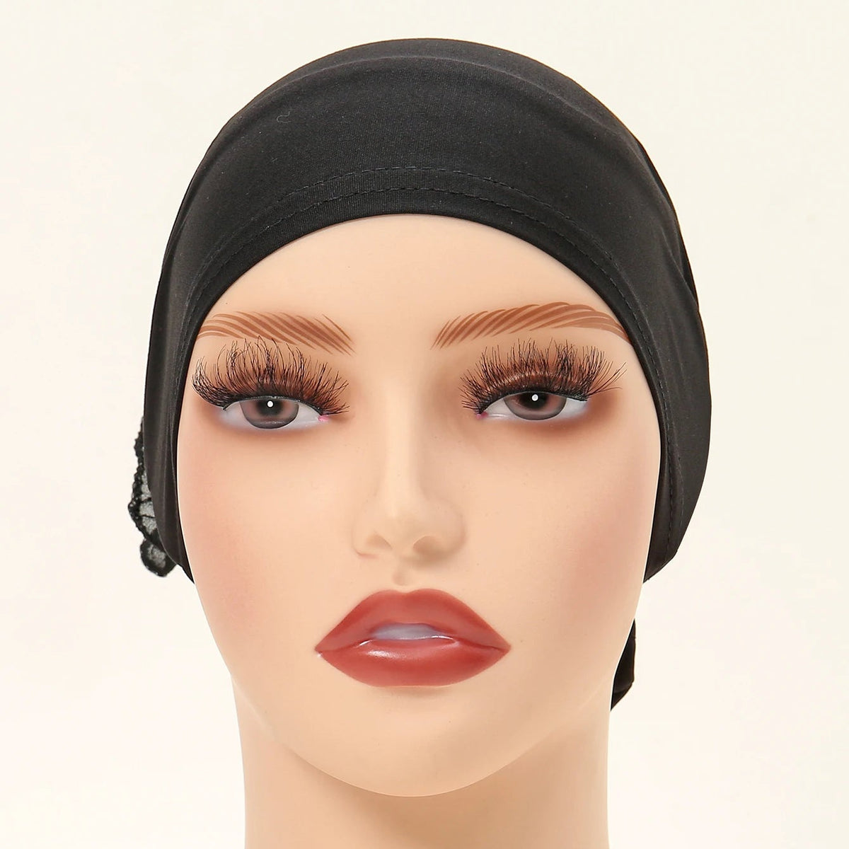 Turbante de Renda e Chiffon