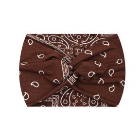 Widening 18CM stretch printed sports sweatband headband headscarf hairband hair tie hair accessories