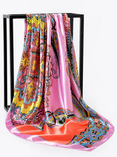 Lenço Floral Cashew Poliéster