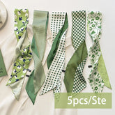 Faixas de Seda Satinada - Kit 5 Peças