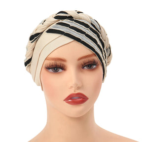 Women Turban Indian Hat Muslim Hijab Beanie Bonnet Hair Loss Headscarf Chemo Cap Headwear Bandanas Turbante Mujer