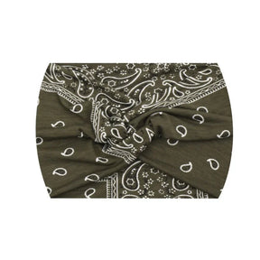 Widening 18CM stretch printed sports sweatband headband headscarf hairband hair tie hair accessories