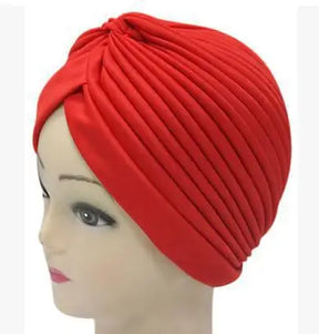 Turbante de Poliéster com Nó - 14 Modelos