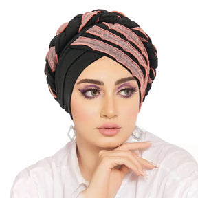 Women Turban Indian Hat Muslim Hijab Beanie Bonnet Hair Loss Headscarf Chemo Cap Headwear Bandanas Turbante Mujer