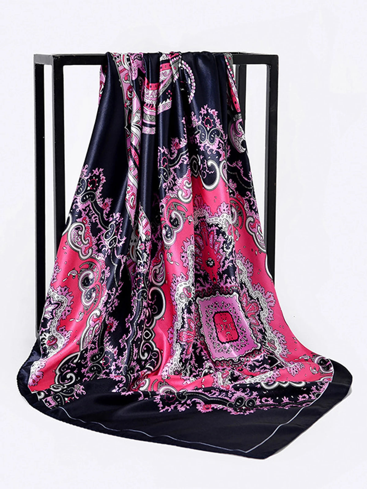 Lenço Floral Cashew Poliéster