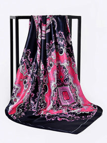 Lenço Floral Cashew Poliéster