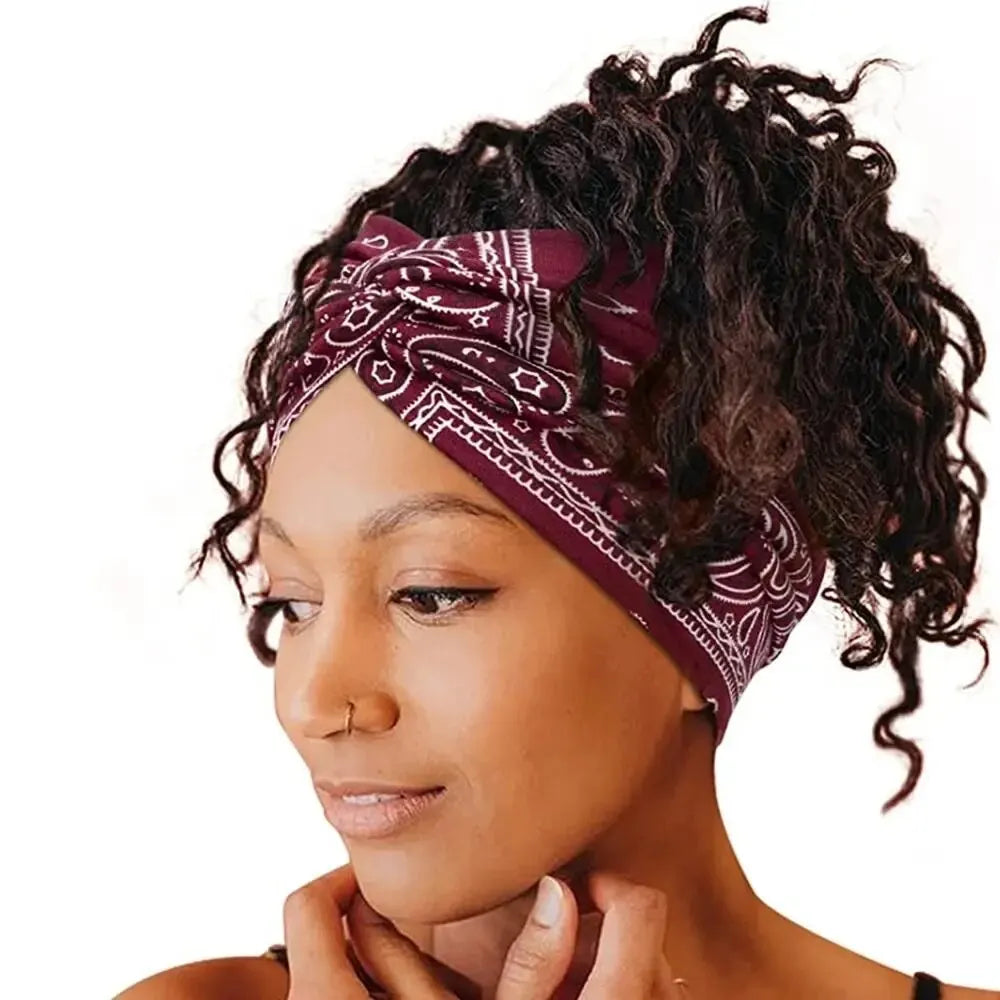 Faixa de Cabelo Nylon e Algodão + 2 kits