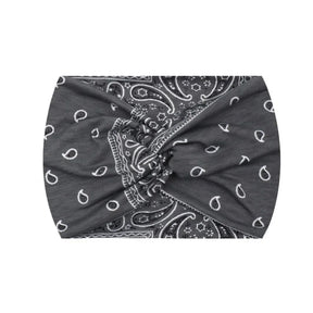 Widening 18CM stretch printed sports sweatband headband headscarf hairband hair tie hair accessories