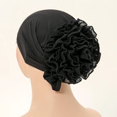 Turbante de Renda e Chiffon