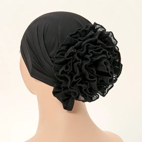 Turbante de Renda e Chiffon