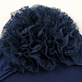 Turbante de Renda e Chiffon