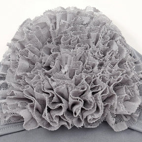 Turbante de Renda e Chiffon